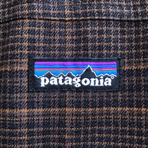 Men’s Patagonia Plaid Bomber Jacket - Picture 5 of 5